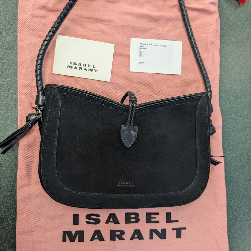 ISABEL MARANT Vigo suede shoulder bag New